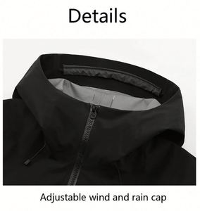 Chaqueta Impermeable de Diseño Elegante con Detalles para Protección Contra el Viento y la Lluvia, Chaqueta de Tela de Alta Calidad - Product Image 3