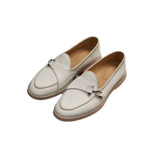 Chaussures pour hommes 2026, respirantes, imperméables, en cuir, pointues, formelles, plates, décontractées, d'extérieur, à enfiler, légères, blanches, toutes tailles - Product Image 4