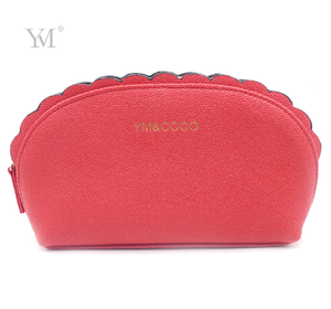 Mode personnalisé fermeture à glissière rouge pochette sac cosmétique usine directe Offre Spéciale élégant cadeau sacs de maquillage - Product Image 1