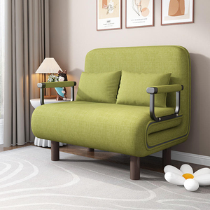 Foldable Single <strong>Sofa</strong> <strong>Bed</strong> 2-in-1 Modern Minimalist Leisure <strong>Sofa</strong> for Study Room Office Nap - Product Image 4