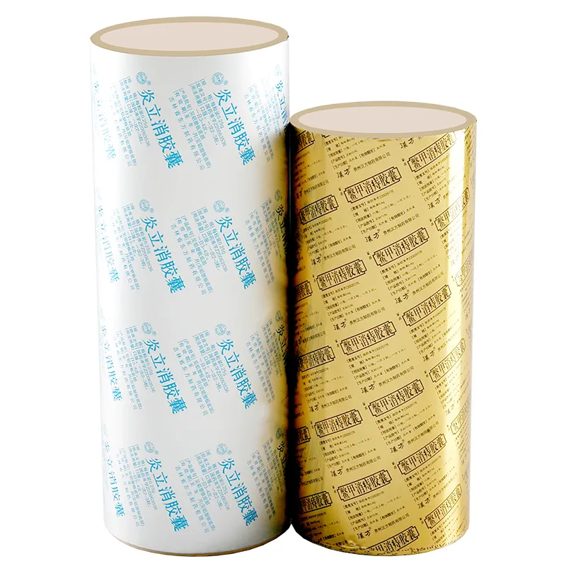 KEMAO Foil aluminium farmasi cetak kustom untuk Film medis segel pembentuk dingin Blister