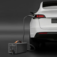 Déchargeur portable pour véhicules électriques 4 kW 8 kW V2L V2H CCS2, Station de charge V2L DC vers AC, Machine de décharge NACS Modèle S