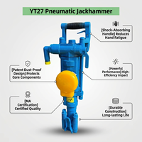 Foreuse portative Yt27 à essence pour l'exploitation minière – Outil de dynamitage durable, de haute qualité, portable et facile à utiliser
