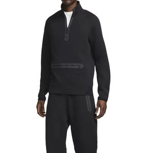 Fiyat ile fabrika toptan en çok satan kazak erkekler için 1/4 Zip up kazak rahat malzeme teknoloji polar eşofman - Product Image 5