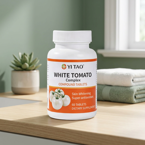 Tabletas de Tomate Blanco Súper Antioxidantes, Complejo Blanqueador de Piel, Suplemento Dietético para una Piel Radiante y Protección Solar, 60 Unidades - Product Image 1