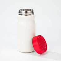Nouvelle Tasse Isotherme à Double Paroi avec Couvercle Sphérique Rouge – Bouteille d'Eau et Mug de Voyage Portable et Personnalisable