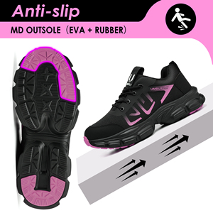 Chaussures de sécurité pour femmes à embout d'acier, anti-impact et anti-perforation, pour travaux de construction et d'entrepôt - Product Image 6