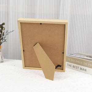 Custom A4 8x10 A5 bianco cornice in legno <span class=keywords><strong>con</strong></span> UV serigrafia vetro Display fotografico frontale Logo personalizzato per uso fai da te - Product Image 2