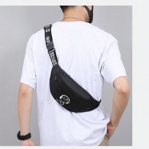 Sac banane unisexe Fashion JING PIN avec sangle réglable, léger, pour le fitness, imprimé lettres, collection Printemps 2025 - Product Image 5