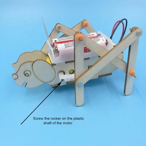 FAI DA TE Strisciando Cane Meccanico Science Experiment Giocattoli di Modello Kit di Materiali Progetto Scuola Dei Bambini Educativi Di Puzzle Kit di Materiali - Product Image 4