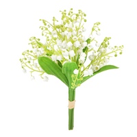 Bouquet de fleurs artificielles de muguet de 42 cm de long, bouquet décoratif