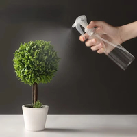 Bouteille pulvérisateur à gâchette plate transparente en PET, plusieurs spécifications, emballage plastique vide, bouteille à pompe pour liquide, vente en gros