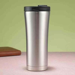 Stainless Steel Tumbler Vacuum Insulated Travel <b>Cup</b> With Lid Minimalist Design Straight Shape 12-24 Hours Thermal Retention - Product Image 5