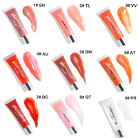 FC01A1 haute qualité 9 couleurs paillettes huile pour les lèvres plus dodu stylo étanche sérum pour les lèvres brillant végétalien formule à base de plantes en gros lèvre plus dodue