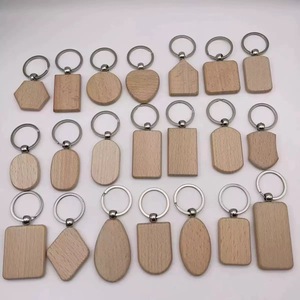 Экологически чистый натуральный деревянный брелок с лазерной гравировкой логотип рекламный подарок - Product Image 3