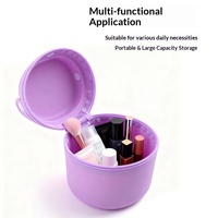 Nouvel Oreiller de Voyage Transfrontalier en Forme de U avec Pochette de Rangement en Silicone et Sac Zippé – Emballage Pratique YK-1508