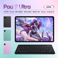 Tablet PC Android 15 11 Inci Octa Core 16GB 5G WiFi Layar 1440 X 3200 Tipe C Untuk Penggunaan Bisnis