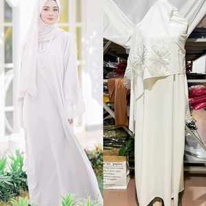 M189 #   Vestido de cuatro colores para mujeres <span class=keywords><strong>musulmanas</strong></span> de Oriente Medio, túnica malaya de Indonesia con pañuelo para la cabeza - Product Image 3