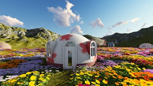 Nuovo Design Villa Prefabbricata a Cupola, Casa a Petalo, <span class=keywords><strong>Ufficio</strong></span> <span class=keywords><strong>da</strong></span> <span class=keywords><strong>Giardino</strong></span> per Glamping all'Aperto - Product Image 4