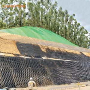 Sistema de confinamiento celular de 200mm HDPE de rejilla de grava ASTM HDPE Geocell para pared de retención de estabilización de carreteras - Product Image 3