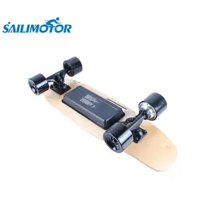 350w 15km/h four wheel fashion brushless motor small fish electric skateboard