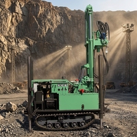 Foreuse pneumatique JTQZ-160 pour puits d'eau, capacité de forage de 160 m, structure robuste, longue durée de vie, équipement de forage de puits d'eau rurale