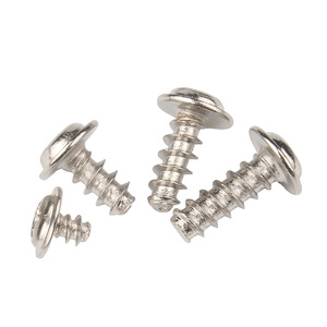 Niken Mạ M3 M4 Chéo Đầu Tròn Thép Carbon <span class=keywords><strong>Pad</strong></span> Phẳng Đuôi Khai Thác Vít Máy Tính Nhỏ Pan Đầu Vít Cho Pwb MESON - Product Image 3