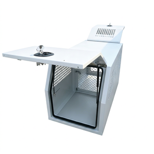 Boîte à chien ventilée en aluminium / auvent de pick-up avec portes à double ouverture et verrouillage queue de baleine - Product Image 1