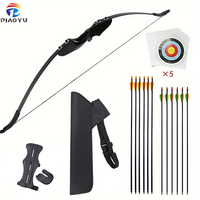 Ensemble d'arc recurve de compétition pour débutants PIAOYU, arc de pratique d'archerie, kit d'entraînement au tir en plein air avec accessoires complets