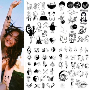 Autocollant de <span class=keywords><strong>tatouage</strong></span> temporaire de fleur auto-adhésif imperméable à l'eau personnalisé de petite taille <span class=keywords><strong>faux</strong></span> <span class=keywords><strong>tatouage</strong></span> pour fille - Product Image 1