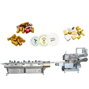 Multi function automatic fold envelope cheap small soap square candy wrapping machine