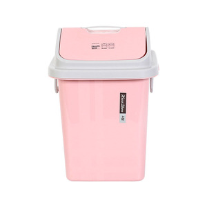 Waste Bin Garbage Can Pull Out Customized Office Hotel Plastic Trash Bin With Cover