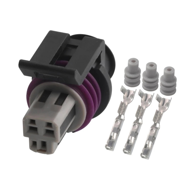3pin LS TPS AEM MAP GT150 Female Auto Connector Sensor Throttle Plug Connectors 15397275 15397149