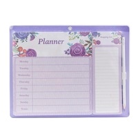 Agenda Semanal, Planificador Mensual, Cuaderno Magnético, Bloc de Notas con Papel Offset