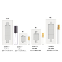 Emballage de flacon de parfum personnalisé avec logo en relief, matériaux recyclés, 3 ml, 5 ml, 10 ml, vaporisateur, petit échantillon, test, cadeau, soin de la peau