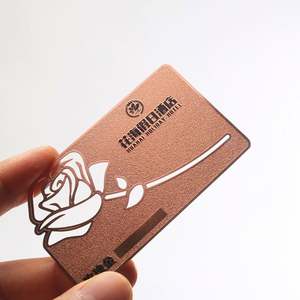 Factory Direct Metal Press Yellow Business <b>Cards</b> - Product Image 3