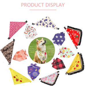 Foulard promotionnel Pet Bandanas <span class=keywords><strong>Personnalisable</strong></span> Noël <span class=keywords><strong>Chien</strong></span> Écharpe Polyester Animal <span class=keywords><strong>Bandana</strong></span> <span class=keywords><strong>pour</strong></span> Hiver Été Utilisation En Gros - Product Image 2