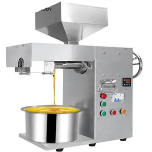 Hindistan cevizi hurma ayçiçeği soğuk soya yağı pres üretim makinesi hattı, yağ baskı hattı, yer fıstığı yağı pres makinesi