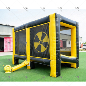 ปืนยิงลูกบอลเป่าลมแบบพกพา รุ่น Toxic Meltdown <span class=keywords><strong>เกม</strong></span>ยิงปืนสำหรับสองผู้เล่น พร้อมเป้าหมาย สำหรับงานรื่นเริงและให้เช่าสำหรับงานปาร์ตี้ - Product Image 5