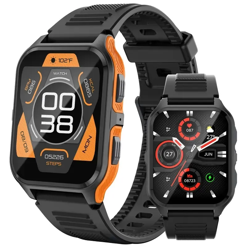 P73 Smartwatch 3ATM su geçirmez BT çağrı 100 spor açık dayanıklı spor İzle IP68 su geçirmez spor izci izle akıllı P73