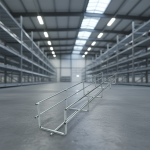 Canaux de câbles en treillis métallique, acier inoxydable, revêtement en poudre - Product Image 4