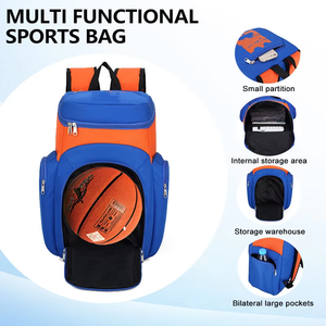 Bolsa deportiva personalizada, mochila de baloncesto de <span class=keywords><strong>equipo</strong></span>, mochila impermeable con forro Oxford a la moda con logotipo para bolsa de baloncesto para hombre - Product Image 3