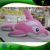 Jouet de piscine gonflable flottant, baleine, poisson, Animal de mer gonflable avec dauphin, 3.5 m, offre spéciale