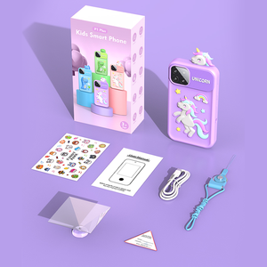 Wholesales Kids Smart Phone Touch Screen with Dual Camera Learning Toys Toddlers with <b>Games</b> Music Photos Christmas Birthday <b>Gift</b> - Product Image 5