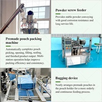 Machine d'emballage Doypack pour céréales, farine de maïs et haricots, pour poudre de lessive et savon en poudre de 20 kg, 20 g, 30 g