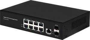 สวิตช์ PoE FTTH แบบจัดการได้ L2+ รุ่น S1200WP-8G-2S-AUTO รองรับ 24V/48V จับคู่อัตโนมัติ 2SFP+8GE ความเร็วเต็ม Gigabit พร้อมแบนด์วิดท์ 20Gbps - Product Image 3