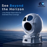 Gimbal Elektro-Optik Ringan dan Stabil, Turret EO Multi-sensor, Pengukur Jarak Laser & Pelacakan Target AI