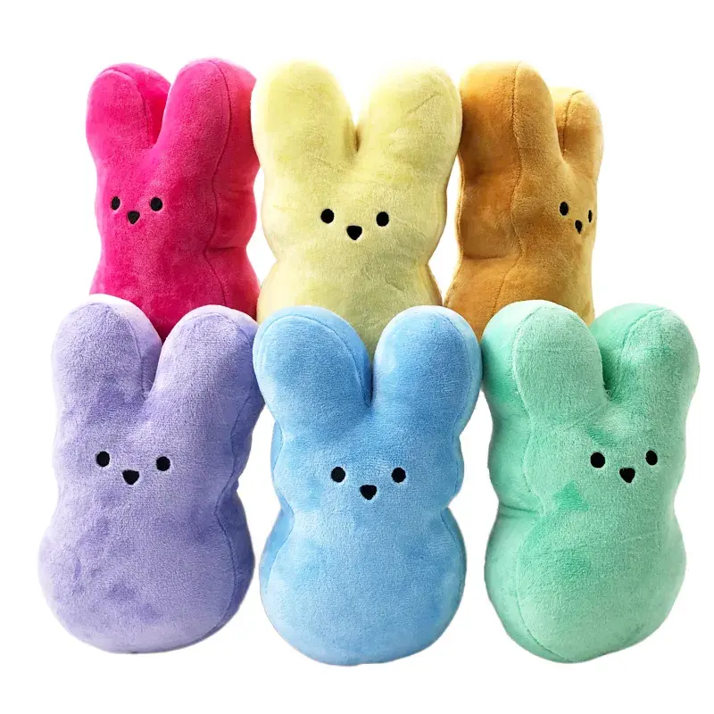 Aifei Toy Dropshipping Easter Gifts 15cm Peep Stuffed Plush Toy Bunny Rabbit Mini Rabbit Plush Bunny Toy