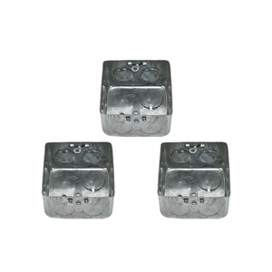 กล่องแยกสายไฟเหล็กชุบสังกะสีแบบน็อคเอาท์3*3 3*6<span class=keywords><strong>นิ้ว</strong></span>สำหรับติดตั้งแผงวงจร - Product Image 3