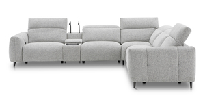 <span class=keywords><strong>Canapé</strong></span> sectionnel <span class=keywords><strong>électrique</strong></span> moderne avec lumières de lecture et console de rangement, <span class=keywords><strong>canapé</strong></span> motorisé pour home cinéma et salon - Product Image 4